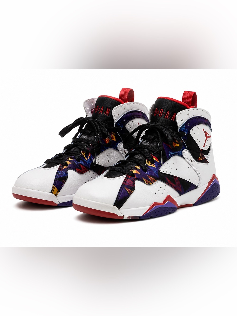 Jordan 7 Kids Multicolor High Top Sneakers Toddler Boy Size 10